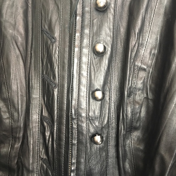 Black leather Jacket - Picture 3 of 4